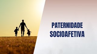 Paternidade socioafetiva [upl. by Lamdin]