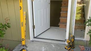 Jeld Wen Front Door Installation  Really crappy products and craftsmanship PART 1 [upl. by Jordana]