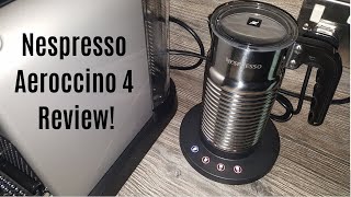 Nespresso Aeroccino 4 Milk Frother Review  Worth upgrading from the Aeroccino 3 [upl. by Luckett192]