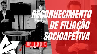 DIREITO DE FAMÍLIA Reconhecimento de filiação socioafetiva [upl. by Odlonyer]