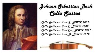 Johann Sebastian Bach  Cello suites in 432 Hz great for reading or studying [upl. by Inaffets627]