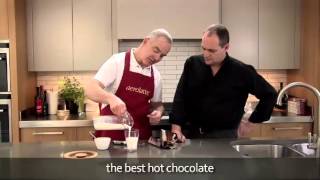 How to make a hot chocolate using an aerolatte milk frother [upl. by Ytsirc]