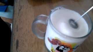 Aerolatte Review Frothing Cold Milk In Under 1 Minute [upl. by Rumney]